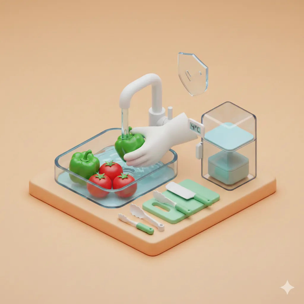 Manipulador de alimentos y seguridad alimentaria