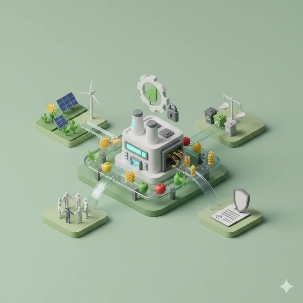 Producción responsable y sostenible en la industria agroalimentaria